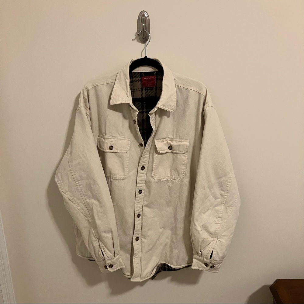 Arrow Workwear Jacket in Beige/Cream/Khaki/Nude Extra Large